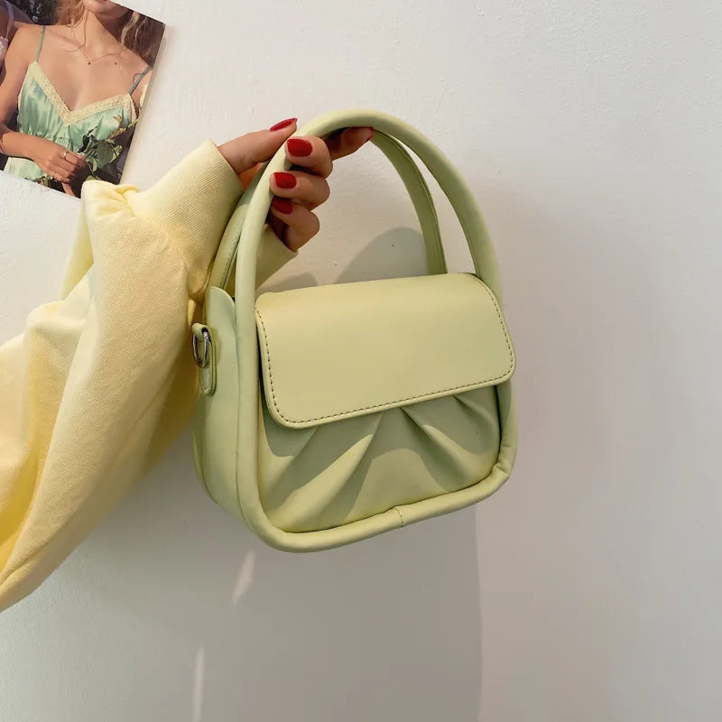 PU Leather Handbags Women Small Shoulder Bags Flap Crossbody Bags