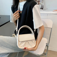 PU Leather Handbags Women Small Shoulder Bags Flap Crossbody Bags