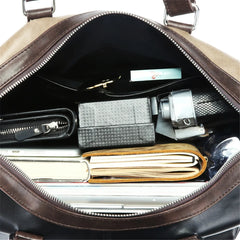 PU Leather Messenger Bags Laptop Briefcase Bag Handbag Mens
