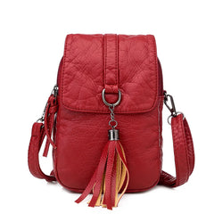 PU Leather Shoulder Bag Casual Handbag Crossbody Bags for Women Phone Pocket