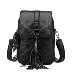 PU Leather Shoulder Bag Casual Handbag Crossbody Bags for Women Phone Pocket