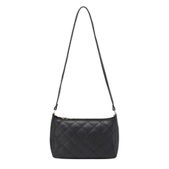 Hot Lingge Mini Bags for Girls, PU Leather Underarm Crossbody Shoulder Female Ba