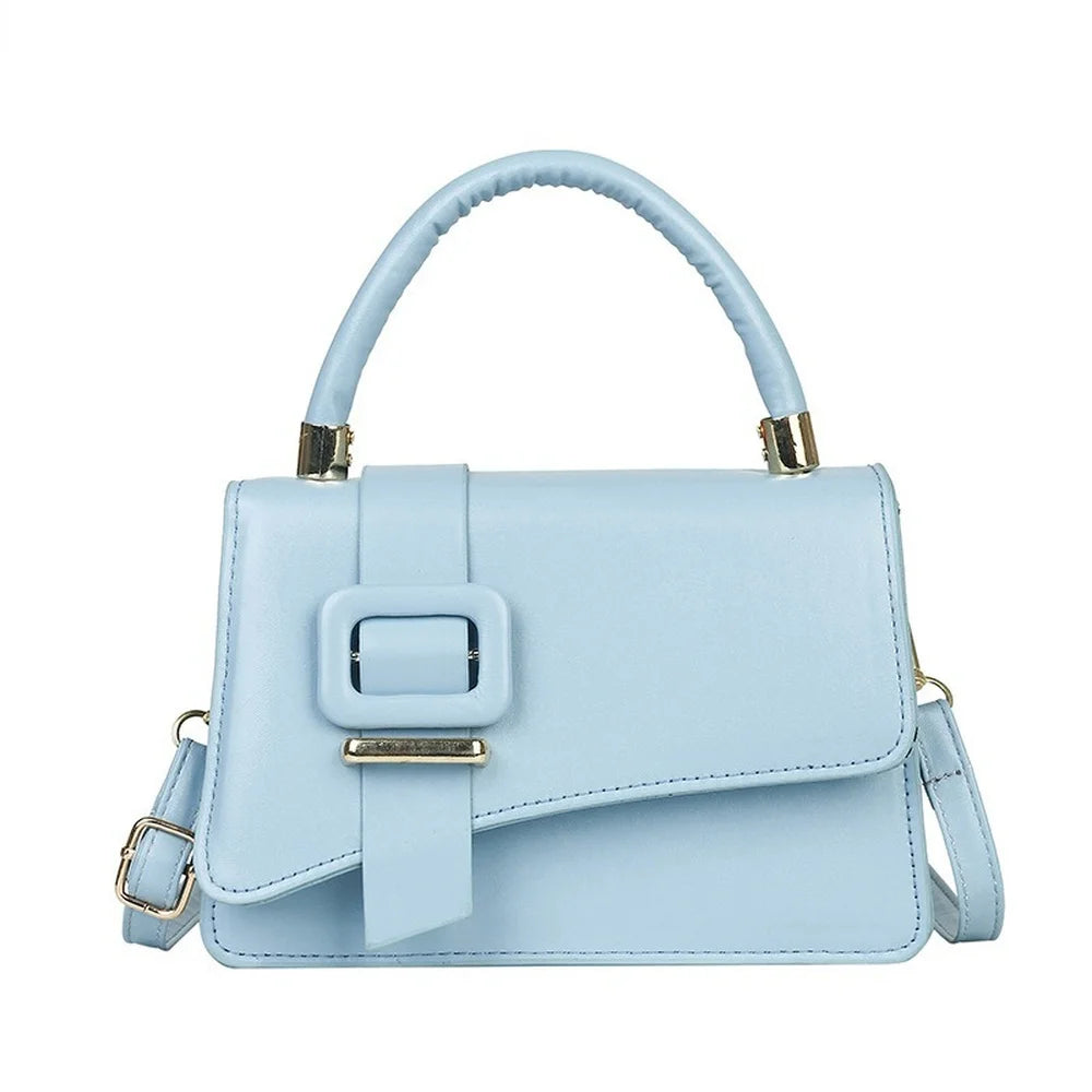 Small Square PU Leather Woman Handbags Female Shoulder Bag