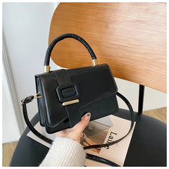 Small Square PU Leather Woman Handbags Female Shoulder Bag