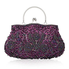 PU Leather Women Casual Clutch Shoulder Bag Tote Sequins Diamond Messenger Bag