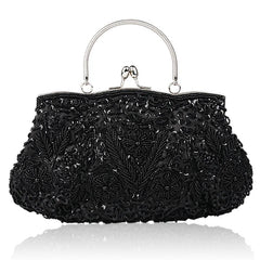 PU Leather Women Casual Clutch Shoulder Bag Tote Sequins Diamond Messenger Bag