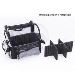 Waterproof PVC Makeup Bag for Women Large Capacity Travel Cosmetic Box