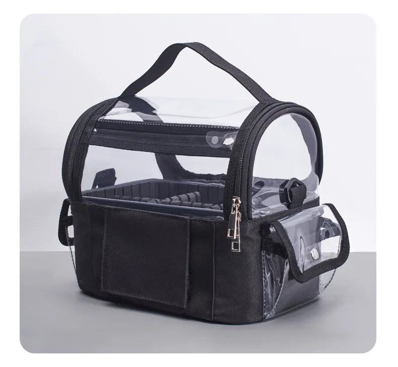 Waterproof PVC Makeup Bag for Women Large Capacity Travel Cosmetic Box