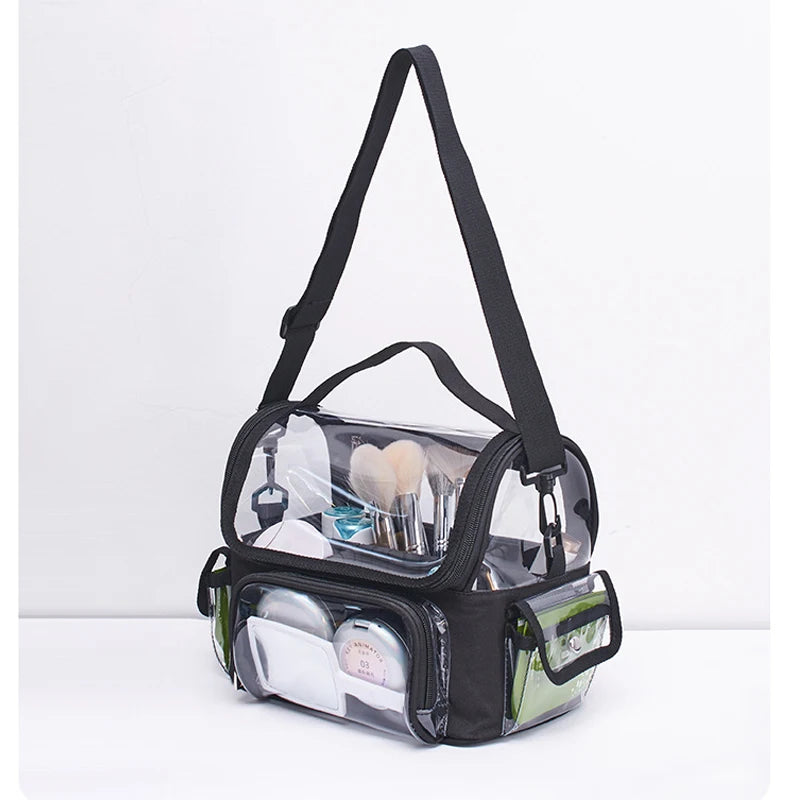 Waterproof PVC Makeup Bag for Women Large Capacity Travel Cosmetic Box