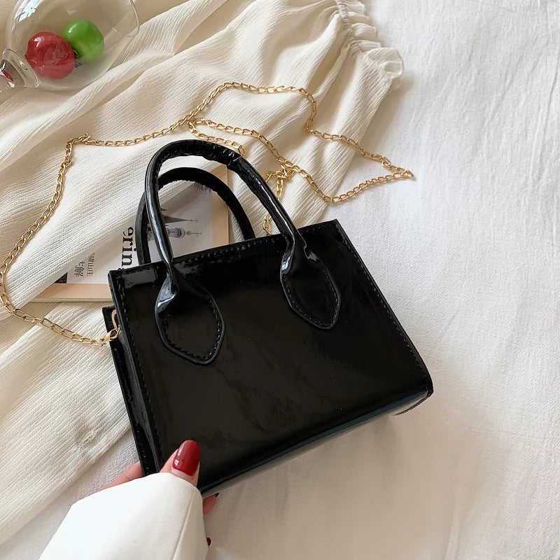 Patent Leather Small Bag Women's Mini Crossbody