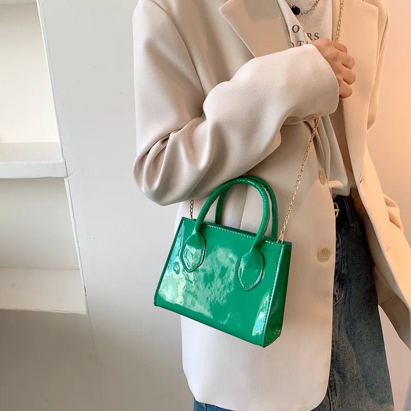 Patent Leather Small Bag Women's Mini Crossbody