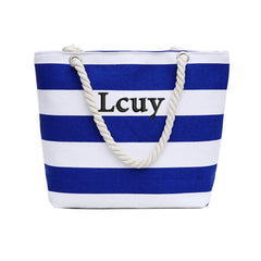 Personalized Name Beach Tote Bag Bridal Gift Totes Bridesmaids Gift Bag Embroide