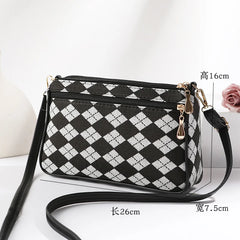 Plaid Crossbody Bag Women's Mother Bag Large Capacity Shoulder Bag