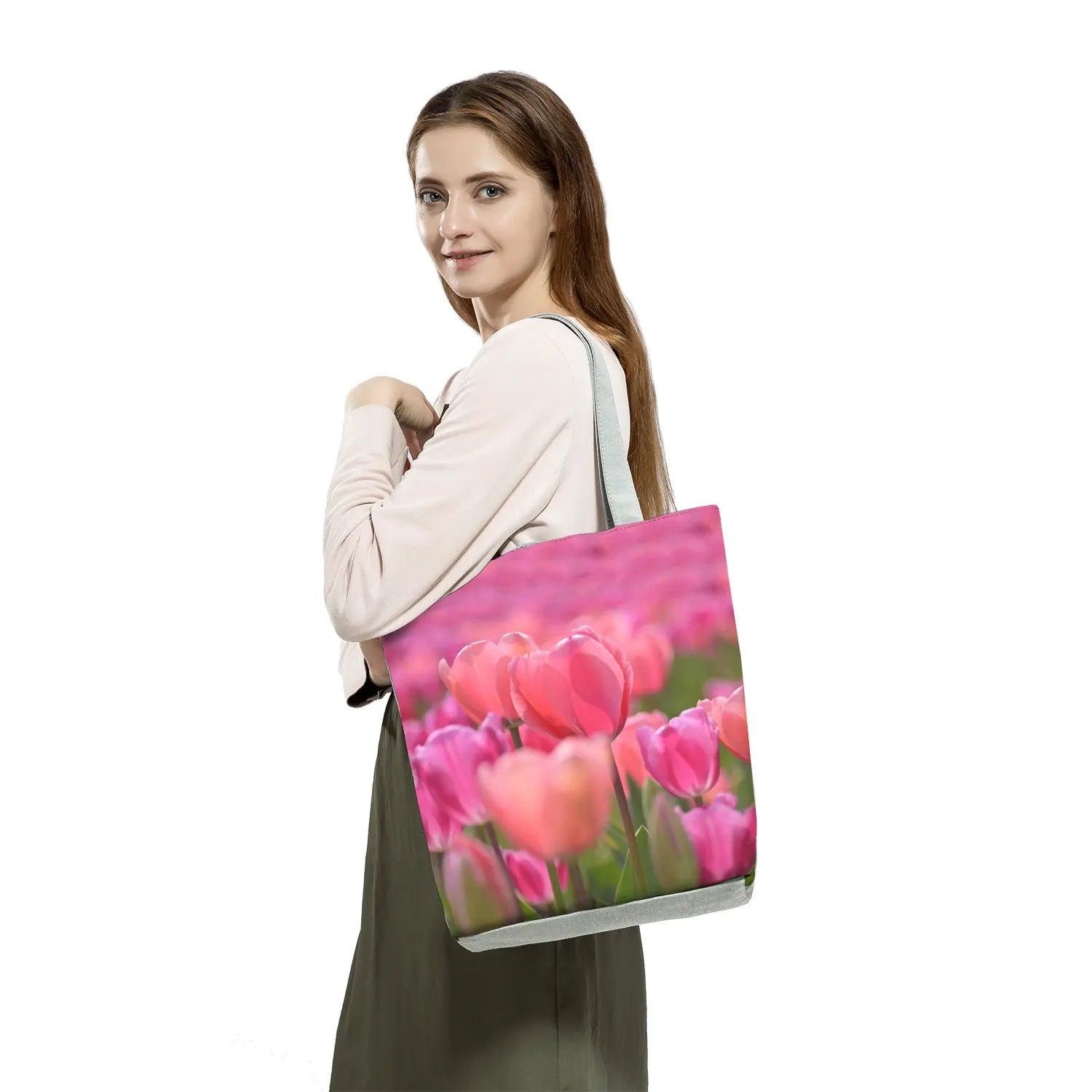 Floral Print Tote Bags for Women Casual Style