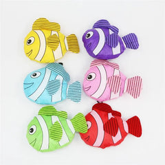 Foldable Recycle Shopping Bag Cartoon Sea Fish Fruit Vegetable Grocery Tote
