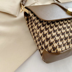 Women's Plaid Crossbody Bag - Shoulder Bag for Women