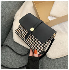 Women's Plaid Crossbody Bag - Shoulder Bag for Women