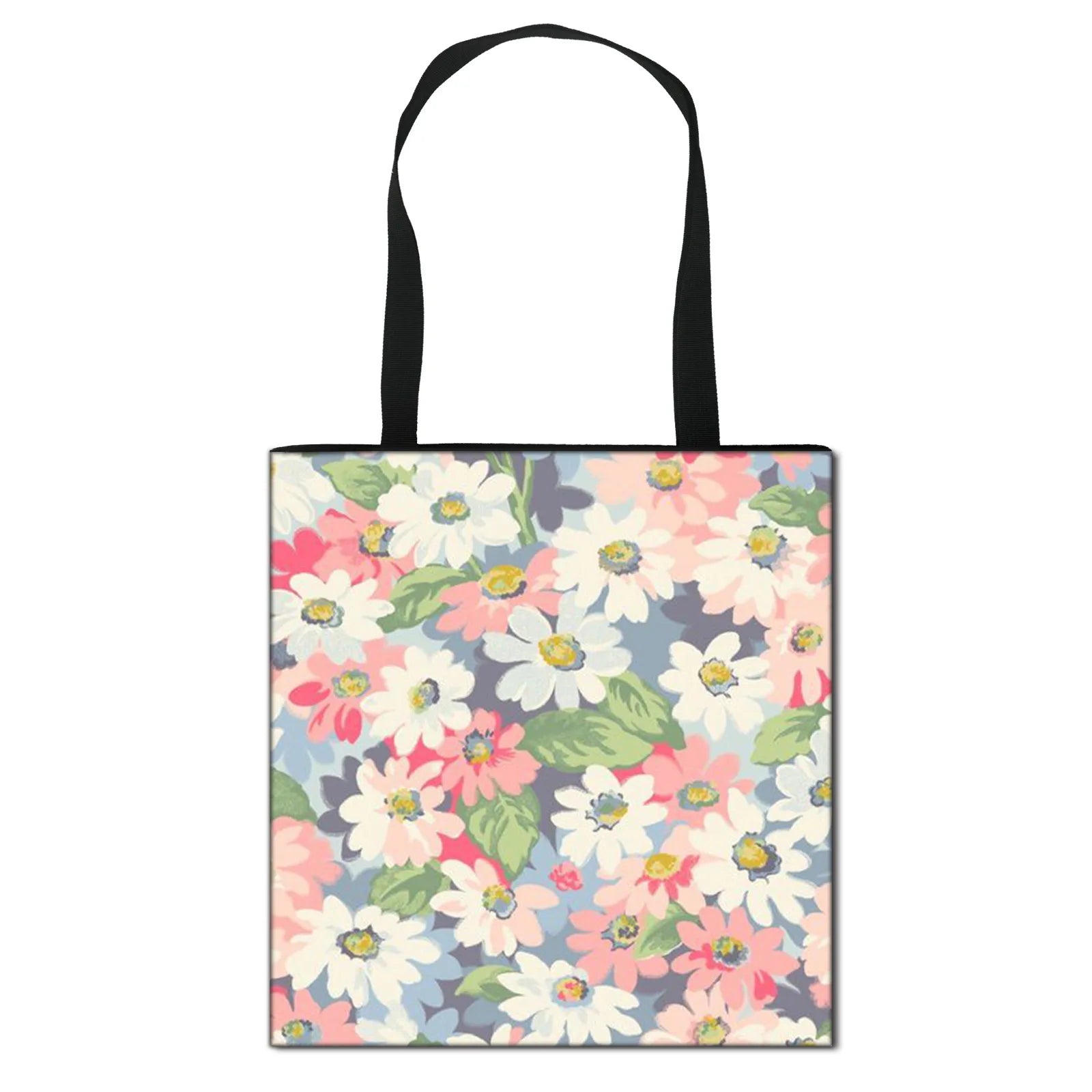 Flower Girls Women Messenger Bags Large Capacity Travel Shopping B