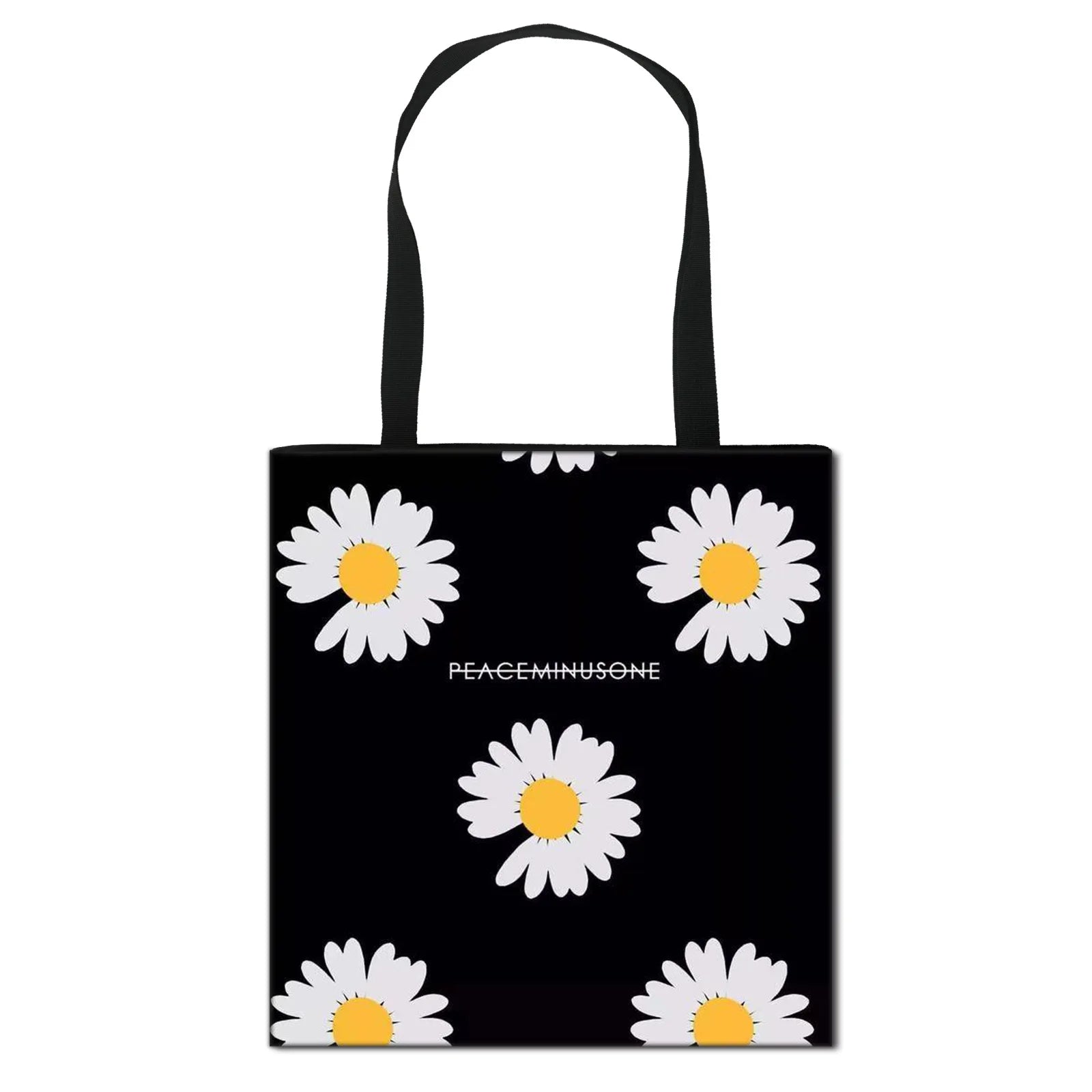 Flower Girls Women Messenger Bags Large Capacity Travel Shopping B