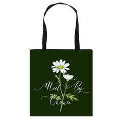 Flower Girls Women Messenger Bags Large Capacity Travel Shopping B