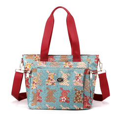 Printed Floral Shoulder Bag Women Crossbody Tote Messenger Handbag