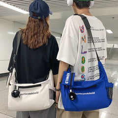 Unisex Large Capacity Shoulder Bag Casual Style Boys Girls