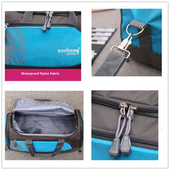 Nylon Gym Bag for Fitness Yoga Training with Shoes Storage