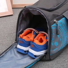 Nylon Gym Bag for Fitness Yoga Training with Shoes Storage