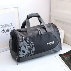 Nylon Gym Bag for Fitness Yoga Training with Shoes Storage