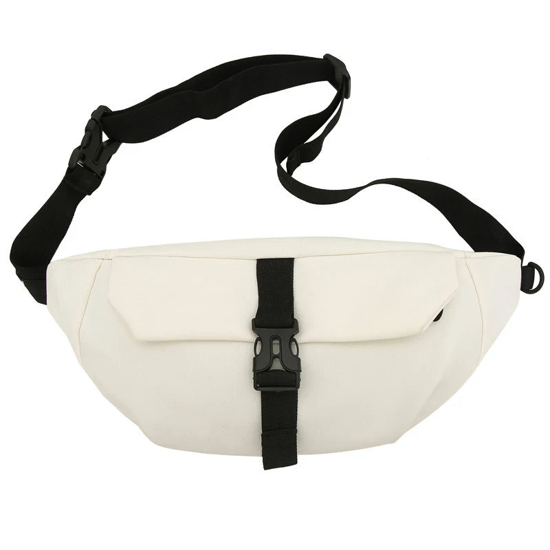 Nylon Hip-hop Fanny Pack Unisex Street Waist Bag Casual Chest Pack