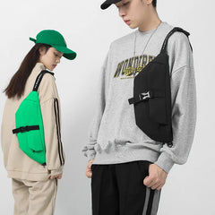 Nylon Hip-hop Fanny Pack Unisex Street Waist Bag Casual Chest Pack
