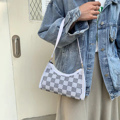 Women's Textured One-Shoulder Bag