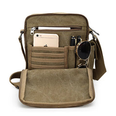 Retro Canvas Men's Shoulder Bag Large-capacity Leisure Bag