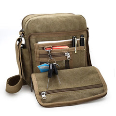 Retro Canvas Men's Shoulder Bag Large-capacity Leisure Bag