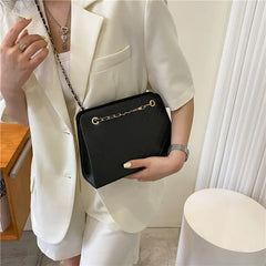 Retro Female Bags Sweet Ins Version of Casual Square Bag Net Red High-value