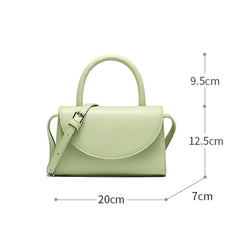 Retro Mini Shoulder Bag Pu Leather Crossbody Bags Short Handle Women Handbags