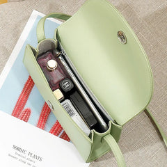 Retro Mini Shoulder Bag Pu Leather Crossbody Bags Short Handle Women Handbags