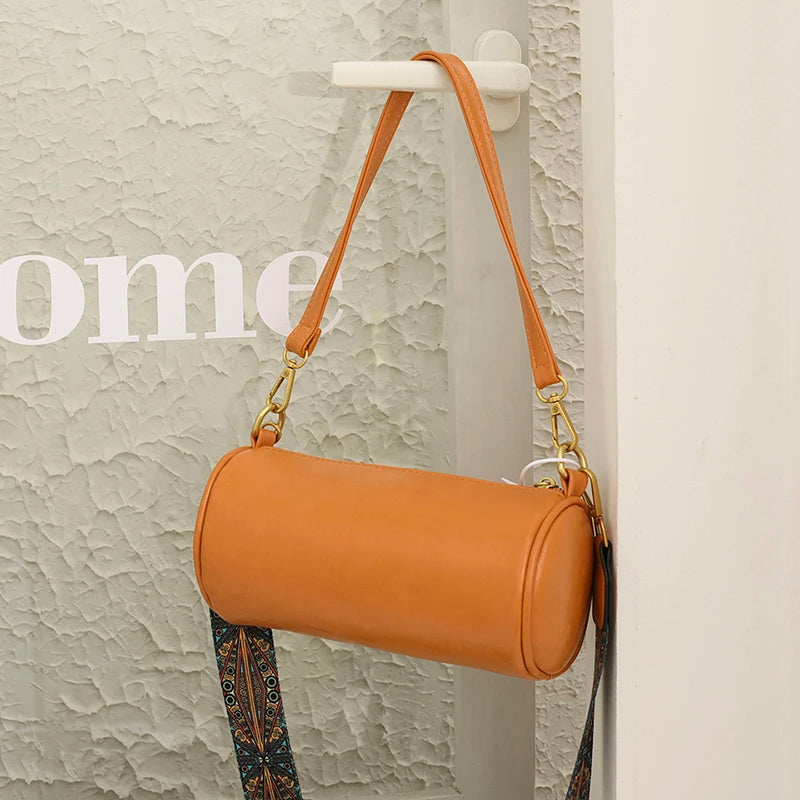 Retro Totes Oil Wax Skin Bag for Women Vintage Handbag