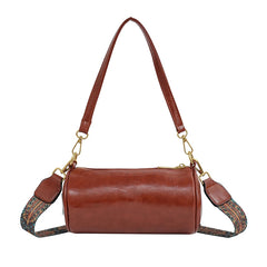 Retro Totes Oil Wax Skin Bag for Women Vintage Handbag
