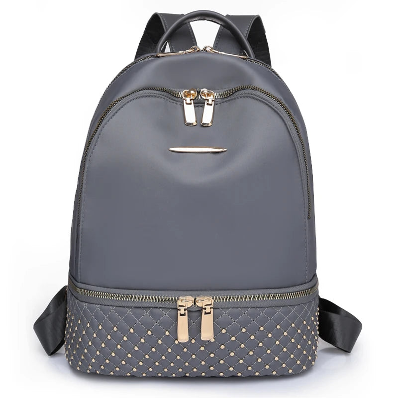 Retro Women Backpack Oxford Anti Theft Shoulder Bag