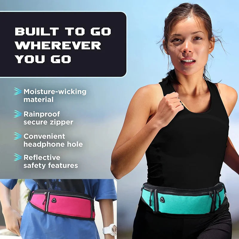 Sports Waist Bag for Men and Women, Running Fanny Pack for Cell Phone