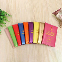 Saudi Arabia Passport Cover Pink Pu Leather for Women Men