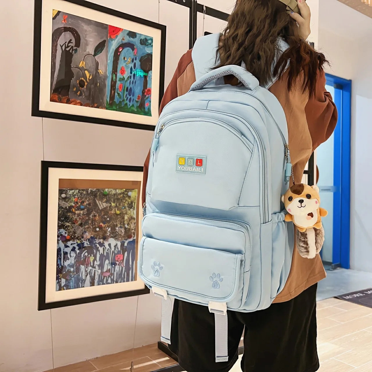 School Backpack For Teenager Girl Women Large Capacity Travel Bag Backpacks