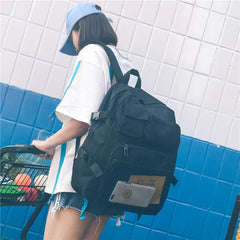 Large Capacity School Backpack for Teenager Girl Women Men School Bag Travel Bag
