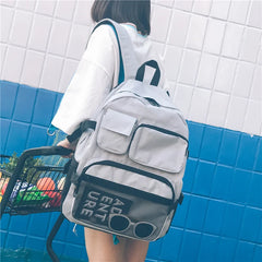 Large Capacity School Backpack for Teenager Girl Women Men School Bag Travel Bag