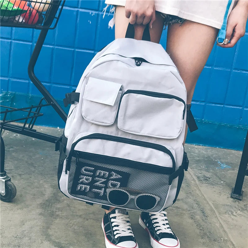 Large Capacity School Backpack for Teenager Girl Women Men School Bag Travel Bag