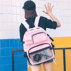Large Capacity School Backpack for Teenager Girl Women Men School Bag Travel Bag