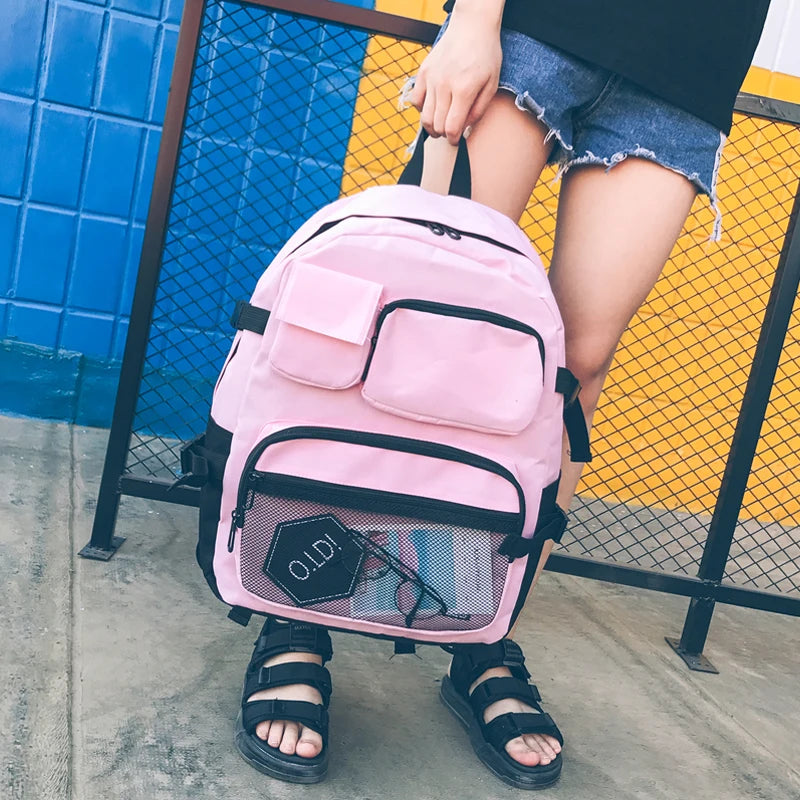 Large Capacity School Backpack for Teenager Girl Women Men School Bag Travel Bag