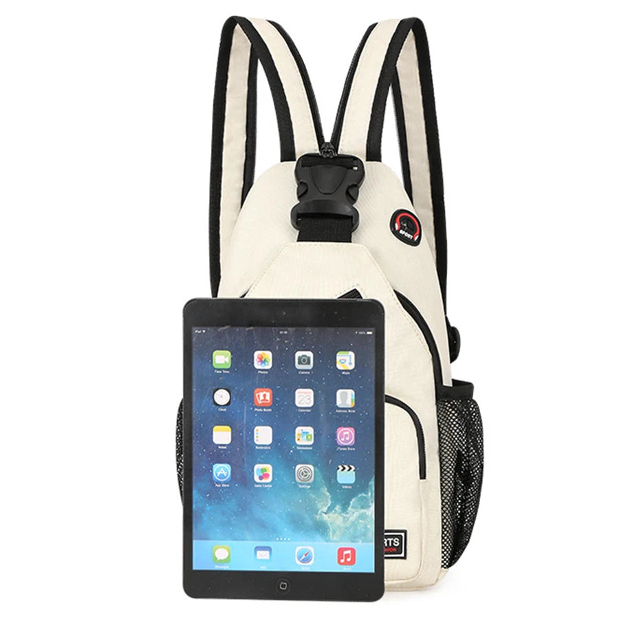 Casual Shoulder Bag Business Chest Backpack Travel Pack