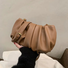 Shoulder Bags For Women Tote Handbag De Luxe Femme Folds Dumplings Totes Soft Ro
